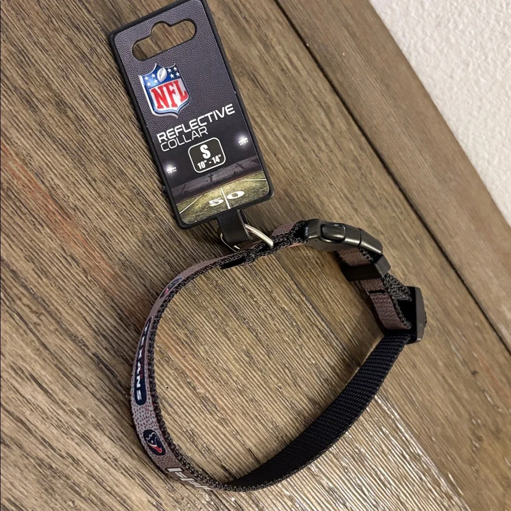 NWT [Gamewear] Houston Texans NFL Football Matching Reflective Pet Leash/Collar